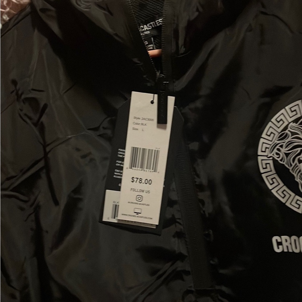 ๐ค๐ฅ HP 11/10 Crooks & Castles Windbreaker ๐ฅ๐ค - Picture 4 of 6